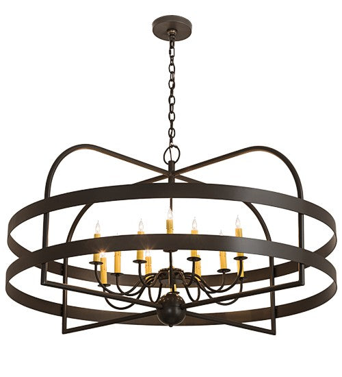 2nd Ave Lighting Aldari 48" Wide 12 LT Chandelier in Timeless Bronze