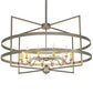 2nd Ave Lighting Aldari 48" Wide 12 Light Chandelier in Antique Brass Finish