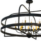 2nd Ave Lighting Aldari 48" Wide 12 Light Chandelier in Antique Iron Ore Finish
