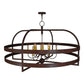 2nd Ave Lighting Aldari 60" Wide 12 LT Chandelier in Rusty Nail Finish
