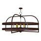 2nd Ave Lighting Aldari 60" Wide 12 LT Chandelier in Rusty Nail Finish