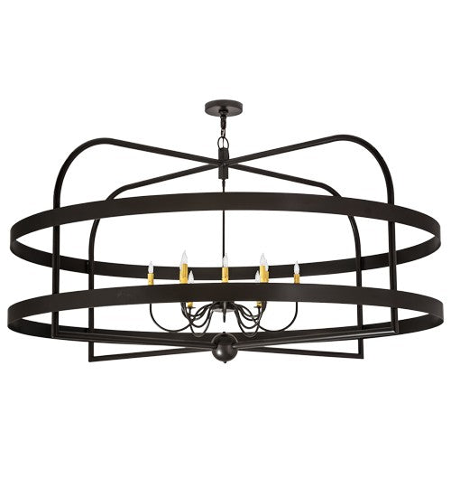 2nd Ave Lighting Aldari 68" Wide 12 LT Chandelier in Timeless Bronze