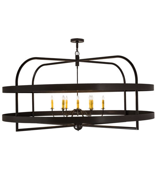2nd Ave Lighting Aldari 68" Wide 12 LT Chandelier in Timeless Bronze