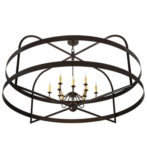 2nd Ave Lighting Aldari 68" Wide 12 LT Chandelier in Timeless Bronze