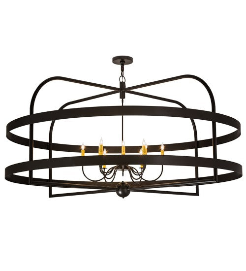 2nd Ave Lighting Aldari 68" Wide 12 LT Chandelier in Timeless Bronze