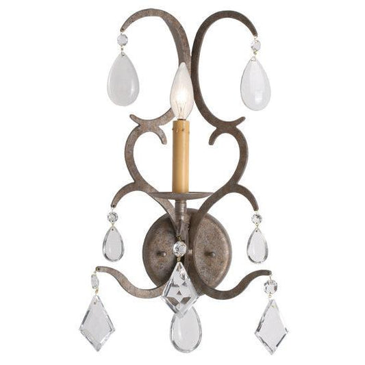 2nd Ave Lighting Alicia 10" Wide 1 Light Wall Sconce in Corinth Finish