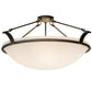 2nd Ave Lighting Almeria 32" Semi-Flushmount in Gilded Tobacco Finish