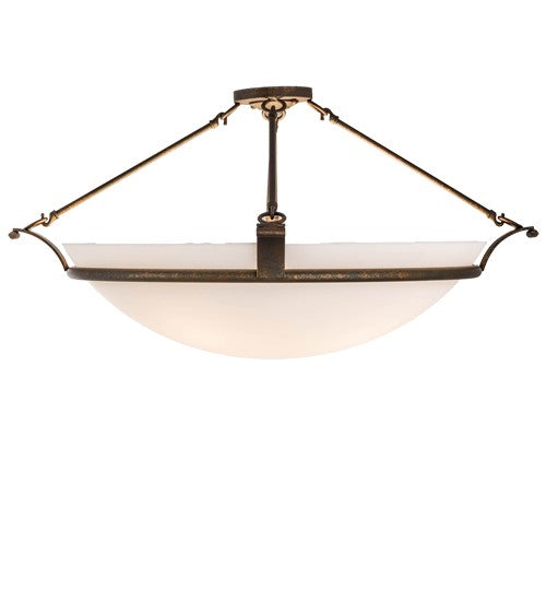 2nd Ave Lighting Almeria 32" Semi-Flushmount in Gilded Tobacco Finish