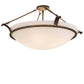 2nd Ave Lighting Almeria 32" Semi-Flushmount in Gilded Tobacco Finish
