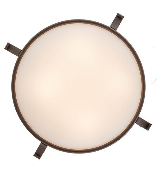 2nd Ave Lighting Almeria 32" Semi-Flushmount in Gilded Tobacco Finish