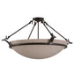 2nd Ave Lighting Almeria 32" Semi-Flushmount in Timeless Bronze