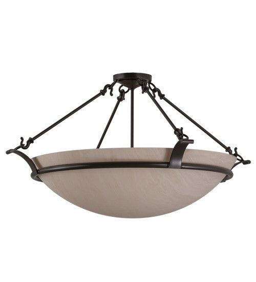 2nd Ave Lighting Almeria 32" Semi-Flushmount in Timeless Bronze