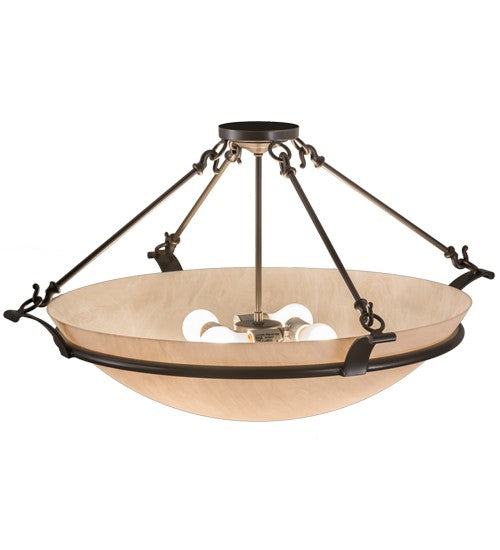 2nd Ave Lighting Almeria 32" Semi-Flushmount in Timeless Bronze