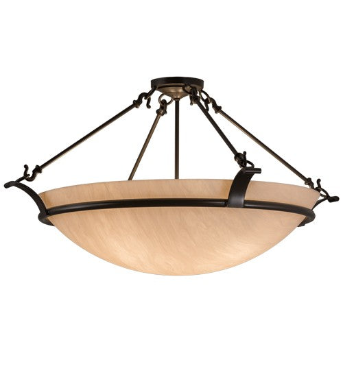 2nd Ave Lighting Almeria 32" Semi-Flushmount in Timeless Bronze