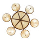 2nd Ave Lighting Alonzo 72" Wide 6 Arm Chandelier in Cortez Gold Finish