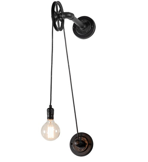2nd Ave Lighting Alva 7" Wide Bartlett Wall Sconce in Oxidozed Steel Finish