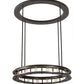 2nd Ave Lighting Alva Cilindro 49" Pendant in Solar Black and Buttered Brass Finish