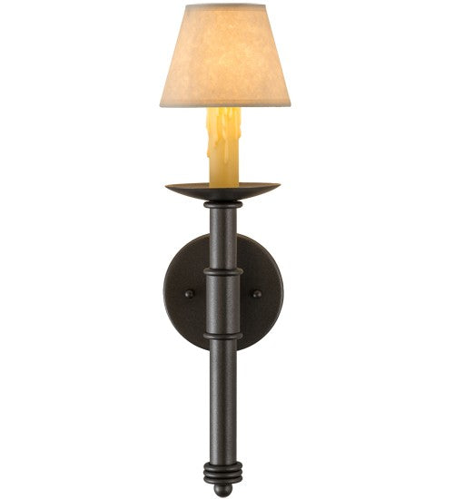 2nd Ave Lighting Amada 5" Wall Sconce in Blackened Pewter Finish