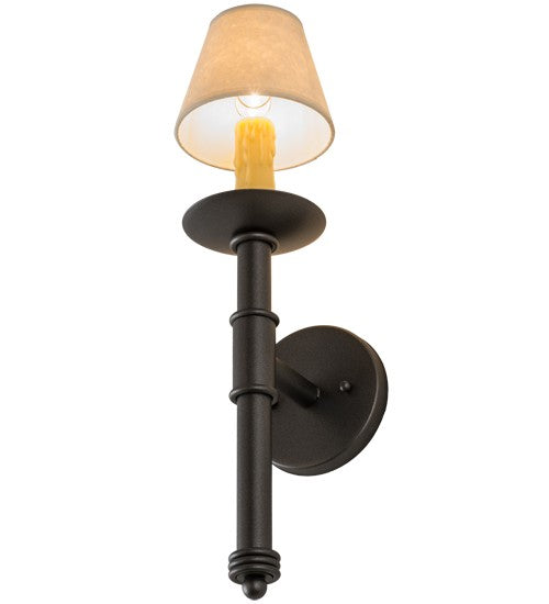 2nd Ave Lighting Amada 5" Wall Sconce in Blackened Pewter Finish