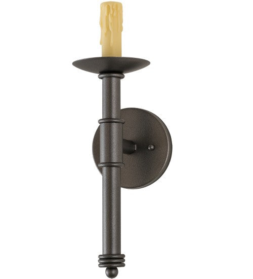 2nd Ave Lighting Amada 5" Wall Sconce in Blackened Pewter Finish