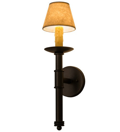 2nd Ave Lighting Amada 5" Wall Sconce in Blackened Pewter Finish