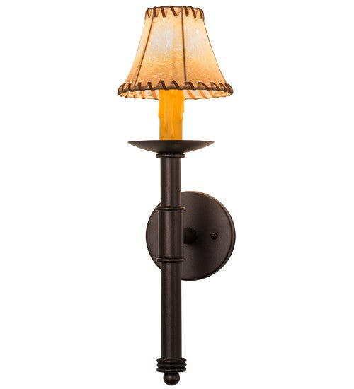 2nd Ave Lighting Amada 6" Wide Wall Sconce in Mahogany Bronze