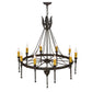 2nd Ave Lighting Amaury 36" Wide 10 LT Chandelier in Coffee Bean Finish