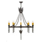 2nd Ave Lighting Amaury 36" Wide 10 LT Chandelier in Coffee Bean Finish