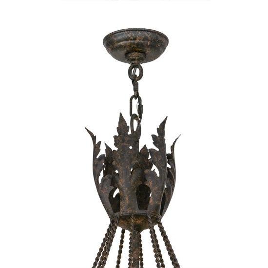 2nd Ave Lighting Amaury 36" Wide 10 LT Chandelier in Coffee Bean Finish