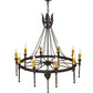 2nd Ave Lighting Amaury 36" Wide 10 Light Chandelier in Coffee Bean Finish
