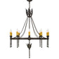 2nd Ave Lighting Amaury 36" Wide 10 Light Chandelier in Coffee Bean Finish