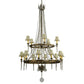 2nd Ave Lighting Amaury 48" Wide 15 Light Two Tier Chandelier in Corinth Finish