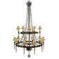 2nd Ave Lighting Amaury 48" Wide 15 Light Two Tier Chandelier in Corinth Finish