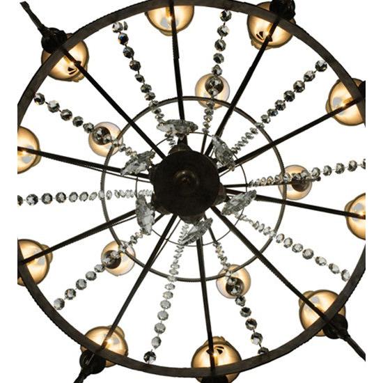 2nd Ave Lighting Amaury 48" Wide 15 Light Two Tier Chandelier in Corinth Finish