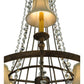 2nd Ave Lighting Amaury 48" Wide 15 Light Two Tier Chandelier in Corinth Finish