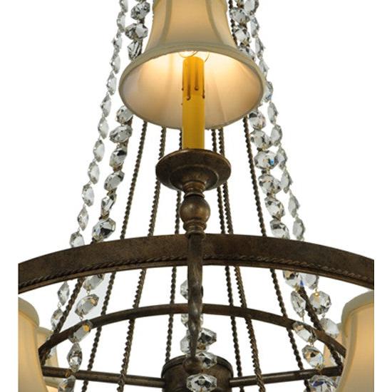 2nd Ave Lighting Amaury 48" Wide 15 Light Two Tier Chandelier in Corinth Finish