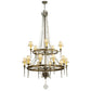 2nd Ave Lighting Amaury 48" Wide 15 Light Two Tier Chandelier in Corinth Finish