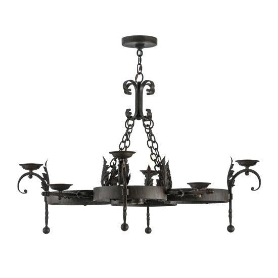 2nd Ave Lighting Andorra 42" Wide 8 LT Chandelier in Classic Rust Finish