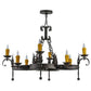 2nd Ave Lighting Andorra 42" Wide 8 LT Chandelier in Classic Rust Finish
