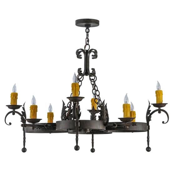 2nd Ave Lighting Andorra 42" Wide 8 LT Chandelier in Classic Rust Finish