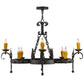 2nd Ave Lighting Andorra 42" Wide 8 LT Chandelier in Classic Rust Finish