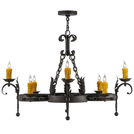 2nd Ave Lighting Andorra 42" Wide 8 LT Chandelier in Classic Rust Finish