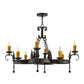2nd Ave Lighting Andorra 42" Wide 8 LT Chandelier in Classic Rust Finish