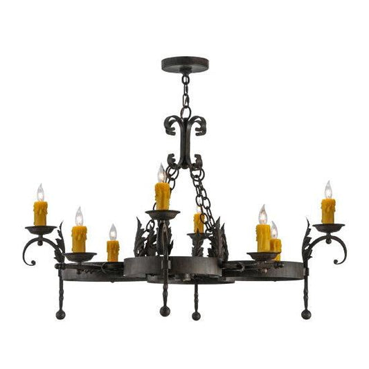 2nd Ave Lighting Andorra 42" Wide 8 LT Chandelier in Classic Rust Finish