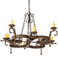 2nd Ave Lighting Andorra 42" Wide 8 Light Chandelier in Classic Rust Finish