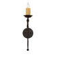 2nd Ave Lighting Andorra 5" Wall Sconce in Blackwash Finish