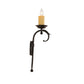 2nd Ave Lighting Andorra 5" Wall Sconce in Blackwash Finish