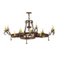 2nd Ave Lighting Andorra 60" Wide 12 LT Chandelier in Antique Rust