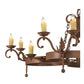 2nd Ave Lighting Andorra 60" Wide 12 LT Chandelier in Antique Rust