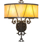 2nd Ave Lighting Aneila 15" Honeycomb Wall Sconce in Timeless Bronze Finish